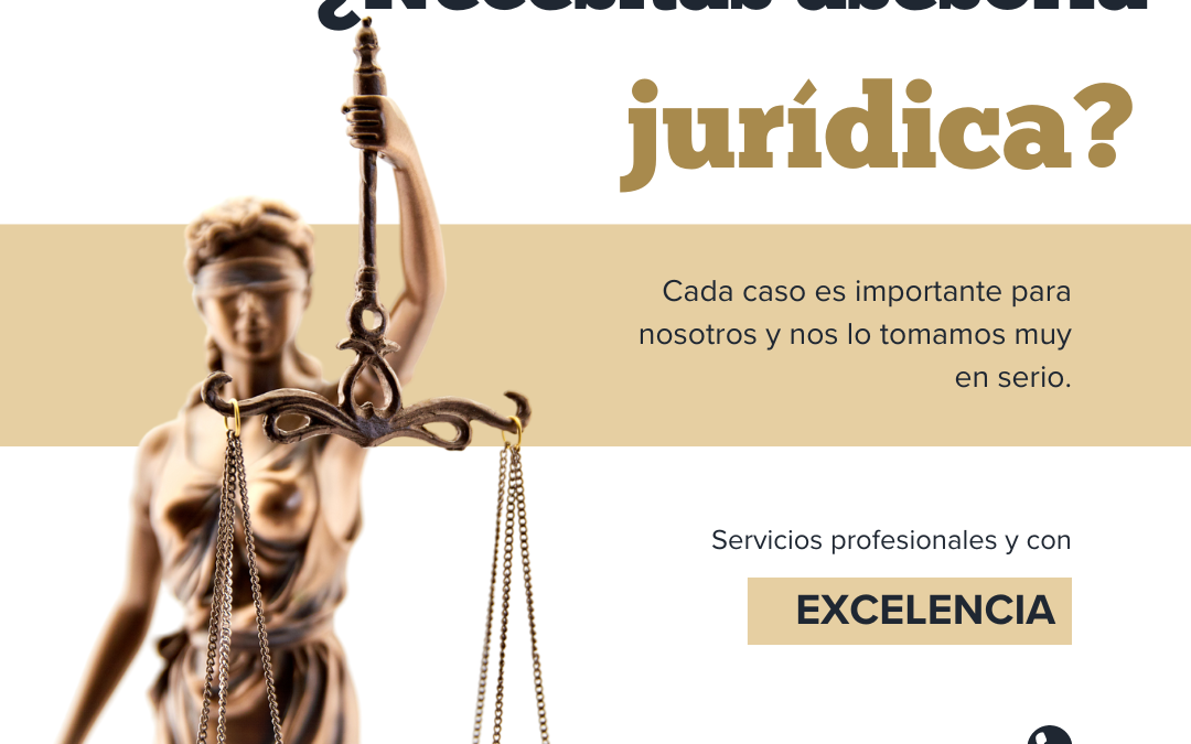 ¿Necesitas asesoría Jurídica?